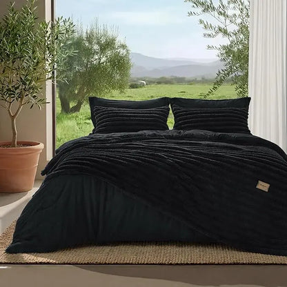 🌟6-Piece Gentlesoft 2-in-1 Comforter Set All-Season Detachable Blanket with SnapTech