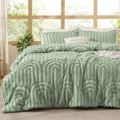Bohemian Arch Quilt Set, 3-Piece — Includes 1 Ultra-Soft Quilt and 2 Pillow Shams