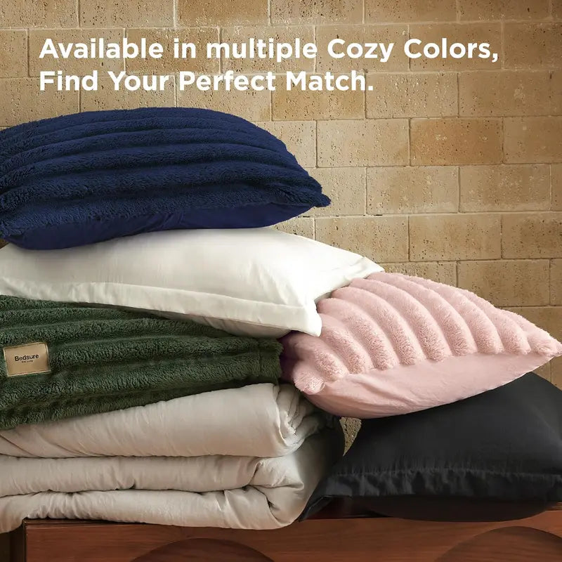 🌟6-Piece Gentlesoft 2-in-1 Comforter Set All-Season Detachable Blanket with SnapTech
