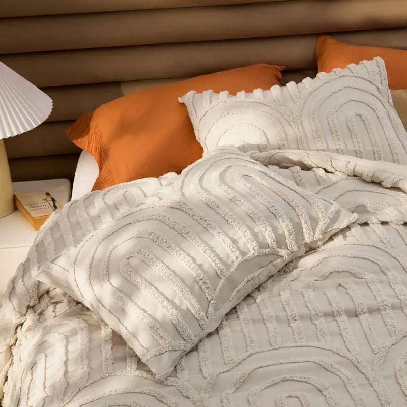Bohemian Arch Quilt Set, 3-Piece — Includes 1 Ultra-Soft Quilt and 2 Pillow Shams